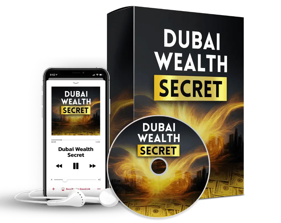 Dubai Wealth Secret Men's Health Support Supplement Bottle